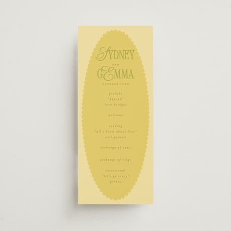 Wedding Programs