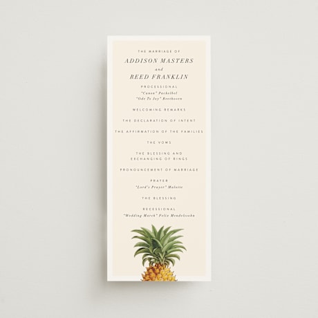 Wedding Programs