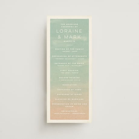 Wedding Programs