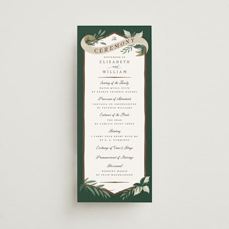 Wedding Programs