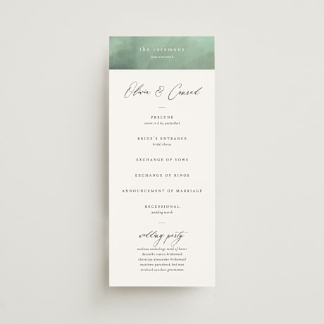 Wedding Programs