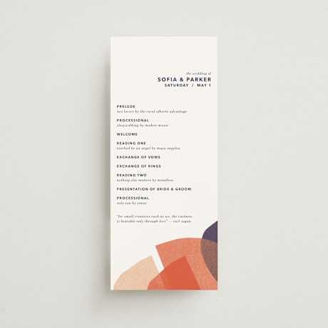 Wedding Programs