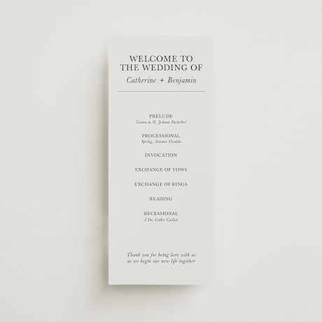 Wedding Programs