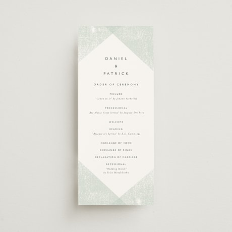 Wedding Programs