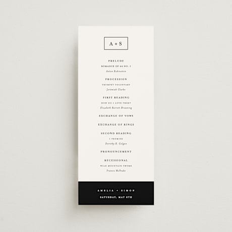 Wedding Programs