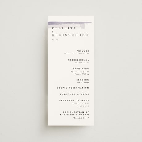 Wedding Programs