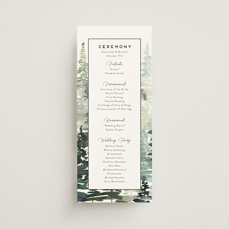 Wedding Programs