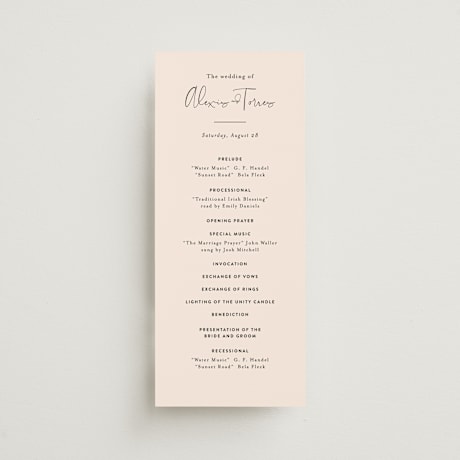Wedding Programs