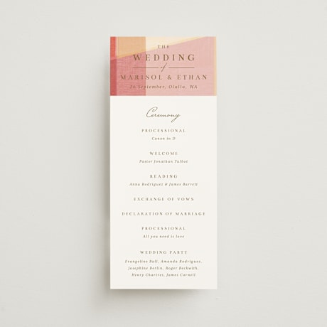 Wedding Programs