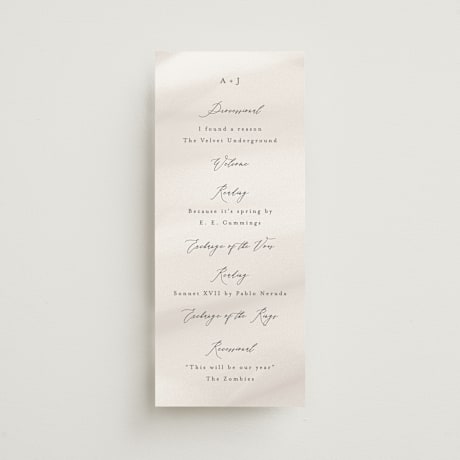 Wedding Programs