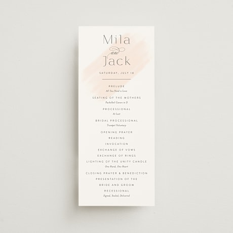 Wedding Programs