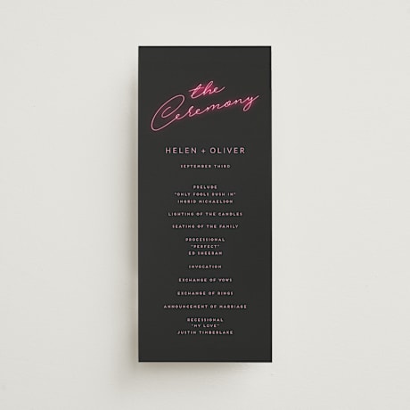 Wedding Programs
