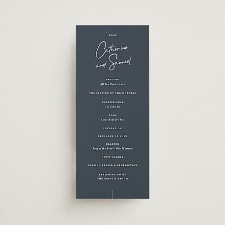 Wedding Programs