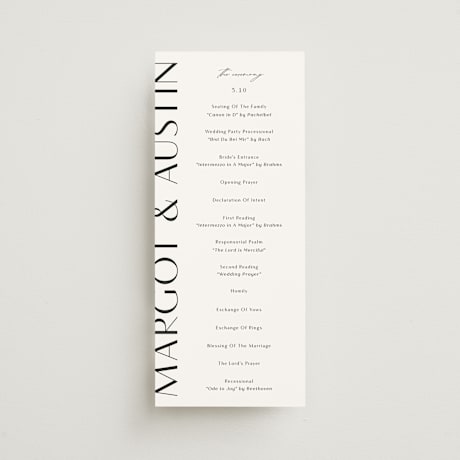 Wedding Programs