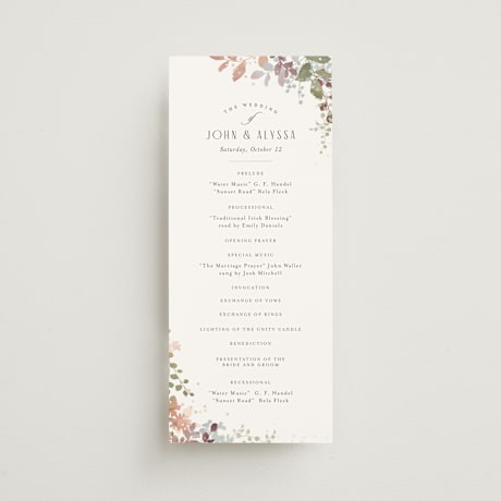 Wedding Programs