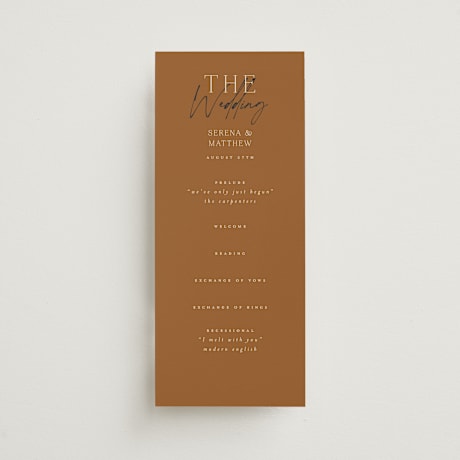 Wedding Programs