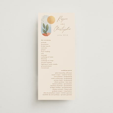 Wedding Programs