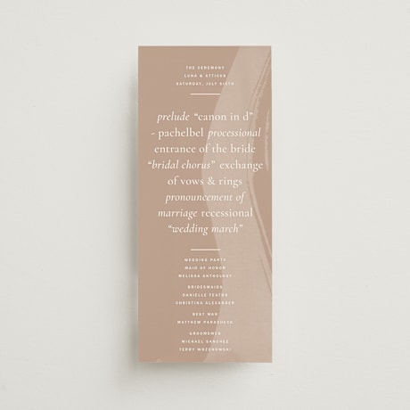 Wedding Programs
