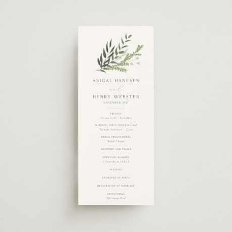 Wedding Programs