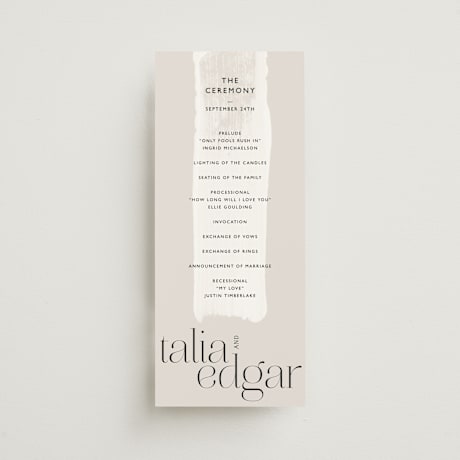 Wedding Programs