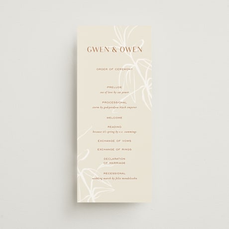 Wedding Programs