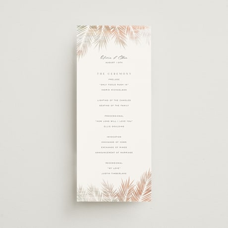 Wedding Programs