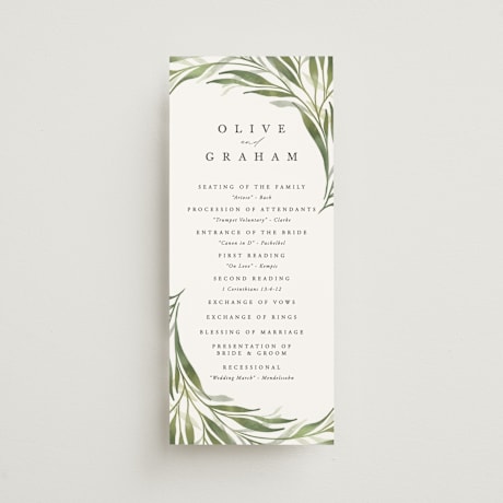 Wedding Programs