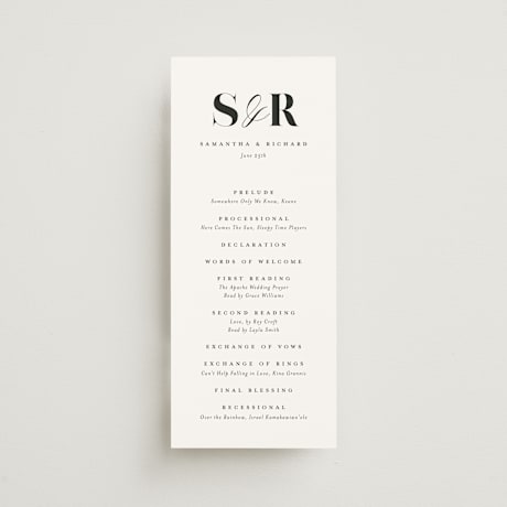 Wedding Programs