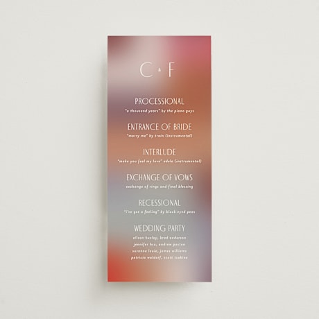 Wedding Programs