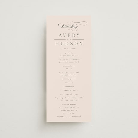Wedding Programs