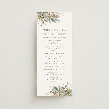 Wedding Programs