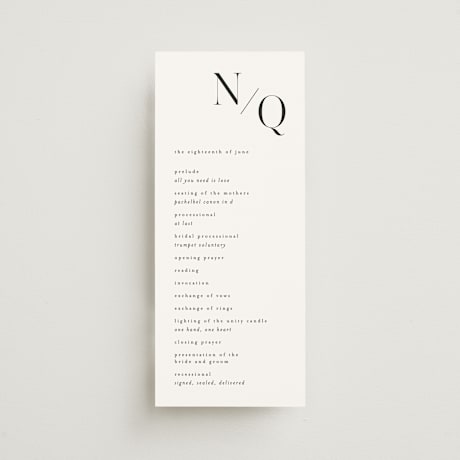 Wedding Programs