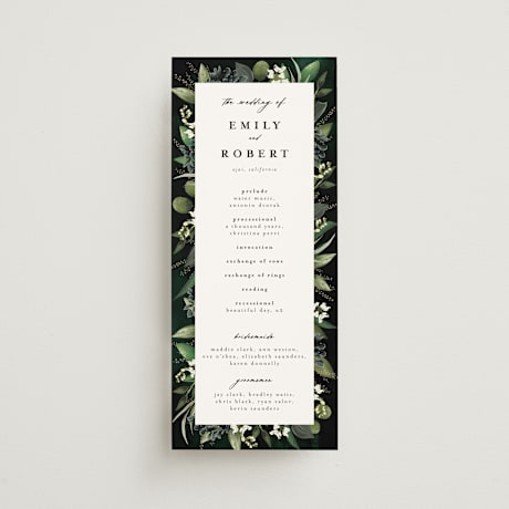 Wedding Programs