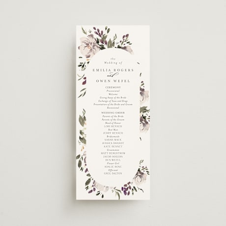 Wedding Programs