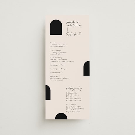 Wedding Programs