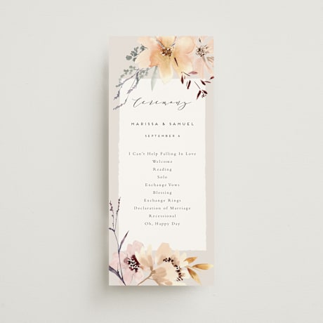 Wedding Programs
