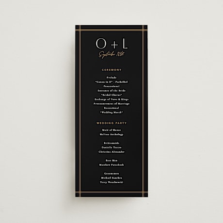 Wedding Programs