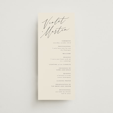 Wedding Programs