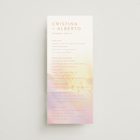 Wedding Programs