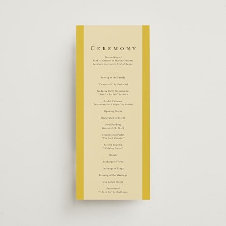 Wedding Programs