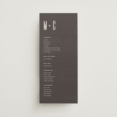 Wedding Programs