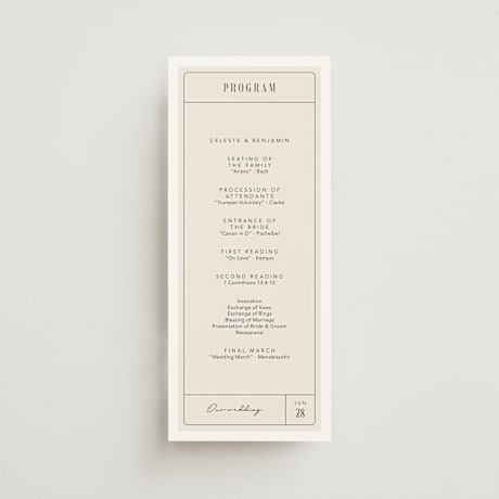 Wedding Programs