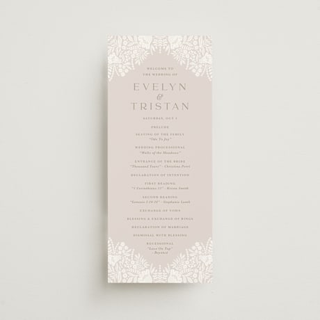 Wedding Programs