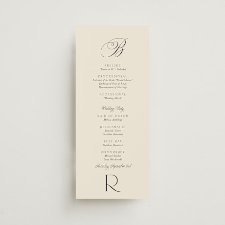 Wedding Programs