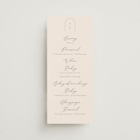 Wedding Programs