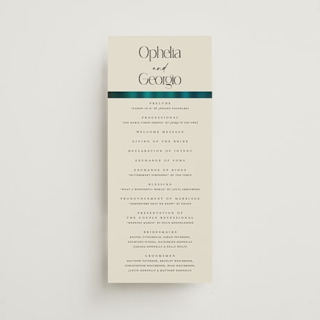 Wedding Programs