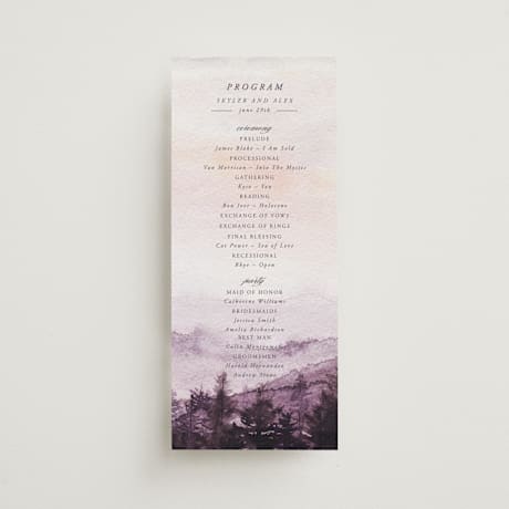 Wedding Programs
