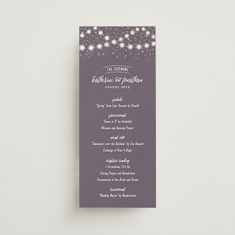 Wedding Programs
