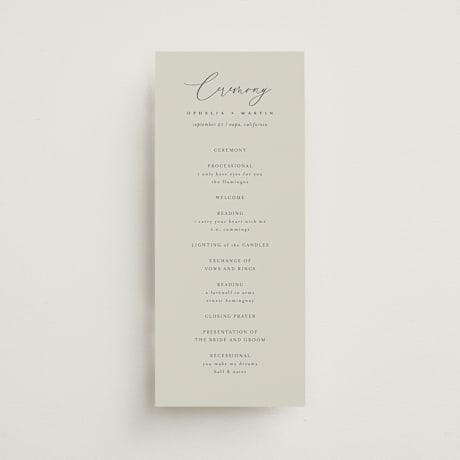 Wedding Programs