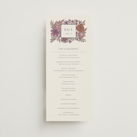 Wedding Programs